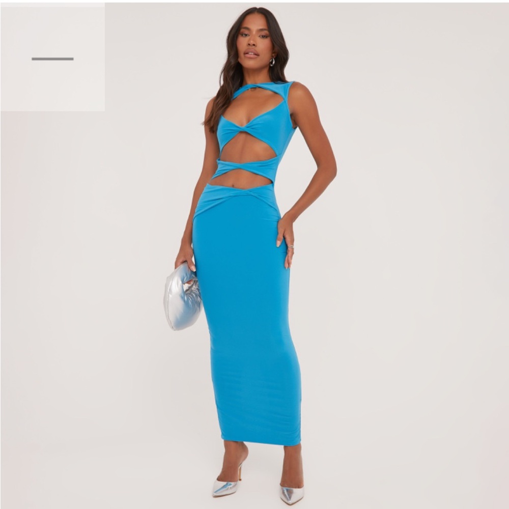 NWT Ego Blue Maxi Dress